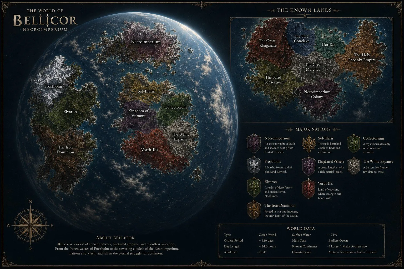 Planetarer Atlas von Bellicor